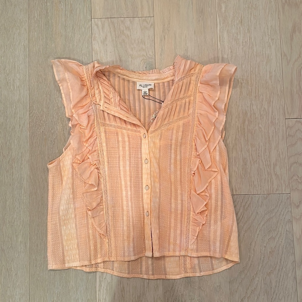 ALLISON new york pink blouse